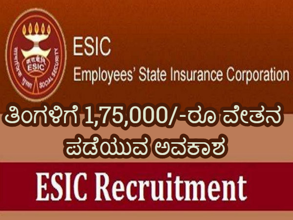 ಇಎಸ್ಐಸಿಯಲ್ಲಿ ಉದ್ಯೋಗಾವಕಾಶ: ನ.18ಕ್ಕೆ ನೇರ ಸಂದರ್ಶನ ಇಎಸ್ಐಸಿಯಲ್ಲಿ ಉದ್ಯೋಗಾವಕಾಶ: ನ.18ಕ್ಕೆ ನೇರ ಸಂದರ್ಶನ