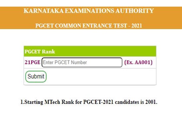 ಕರ್ನಾಟಕ ಪಿಜಿಸಿಇಟಿ 2021 ಫಲಿತಾಂಶ ಪ್ರಕಟ ಕರ್ನಾಟಕ ಪಿಜಿಸಿಇಟಿ 2021 ಫಲಿತಾಂಶ ಪ್ರಕಟ